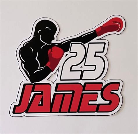 Boxing Cake Topper Mma Topper Ufc Topper Kickboxing Etsy