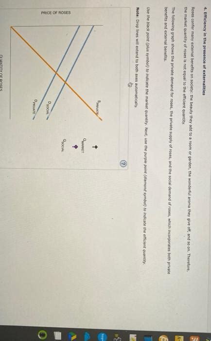 Solved 4 Efficiency In The Presence Of Externalities Roses Chegg