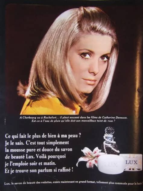 Publicit De Presse Savon Lux Avec Catherine Deneuve Advertising