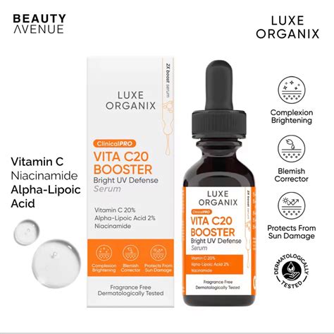 Luxe Organix Vita C20 Booster Serum 30ml My Care Kits