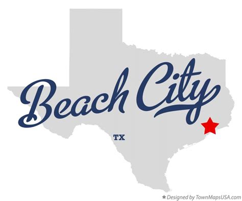 Map of Beach City, TX, Texas