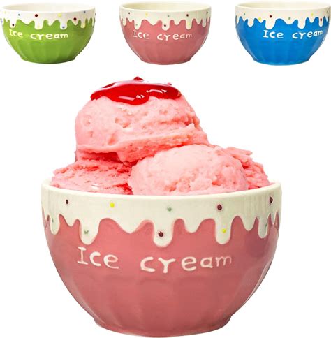 Ice Cream Bowls Ceramic Bowl Set Cute Ice Cream Bowls Ice Cream Bowls Set