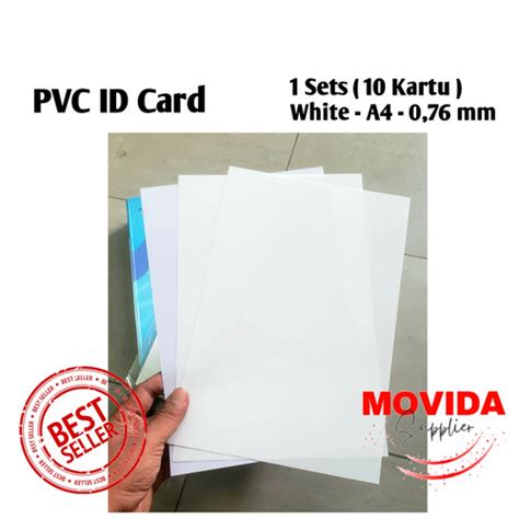 Jual Kertas Pvc Id Card A Isi Sets Kartu Kab Tangerang