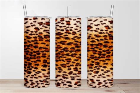 Leopard Skin Tumbler Wrap Sublimation Graphic By Sha Designs Creative