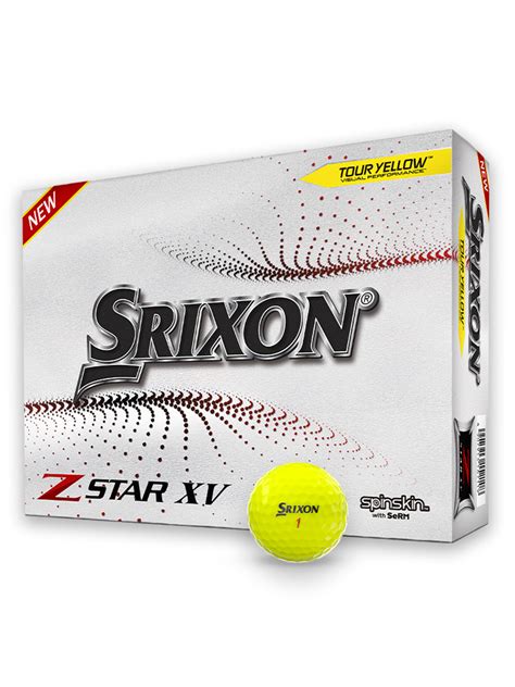 Srixon Z-Star XV Golf Balls – Yellow – SimplyGolf