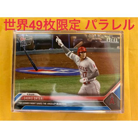 Topps Now【世界49枚限定】大谷翔平 エンゼルス ブルーパラレル トレカの通販 By 高校野球大好きさんのお店｜ラクマ