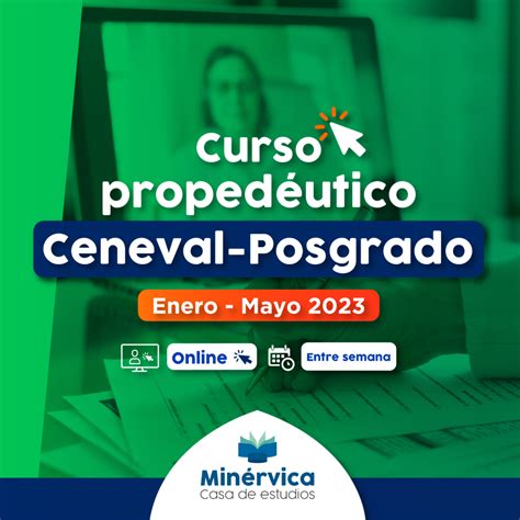 Curso Propedéutico para Ceneval Posgrado 2023 Minérvica Casa de