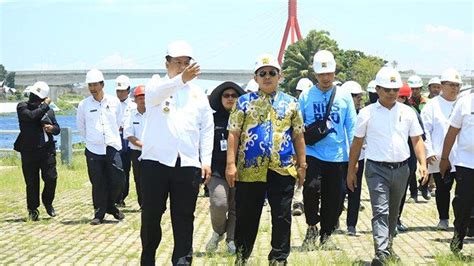 Bupati Samosir Bersama Tim Kemenkomarves Survey Lokasi Event Aquabike