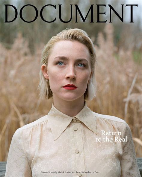 Saoirse Ronan On Twitter New Saoirse Ronan For Document Journal