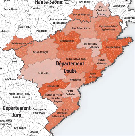 Décrypter 75 imagen carte du doubs avec communes fr thptnganamst edu vn