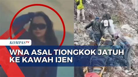 Kronologi WNA Asal Tiongkok Tewas Jatuh Ke Kawah Ijen Saat Asyik