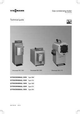 Viesmann Vitocrossal Cm User Manual