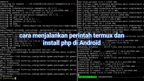 Menjalankan Perintah Termux Dan Install Php Untuk Nuyul Faucet YouTube