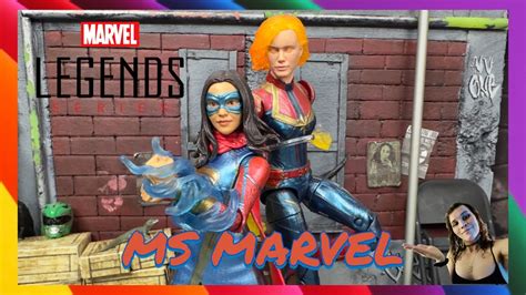 Hasbro Marvel Legends Disney Plus The Marvels Ms Marvel Unboxing