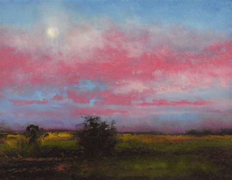 Summer Moonrise By John Andersen J Petter Galleries