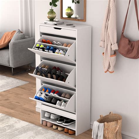 Hokku Designs Pair Flip Down Shoe Storage Wayfair