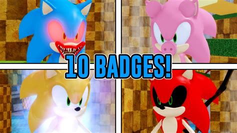 How To Get 10 Badges And Morphs In Find The Sonic Morphs Roblox Youtube