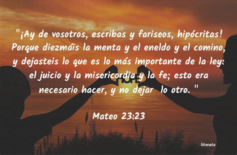 La Biblia Mateo 23 23