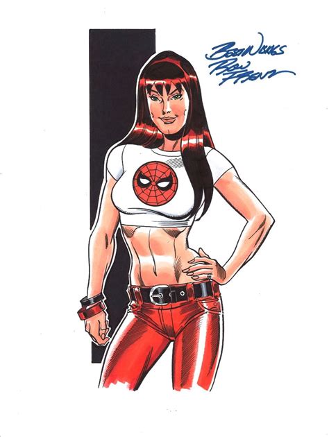 Mary Jane Watson Fit Fashion Ron Frenz In Emanuele Peveri S