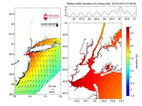 Hurricane Sandy Storm Surge Map Animations | SeaAndSkyNY