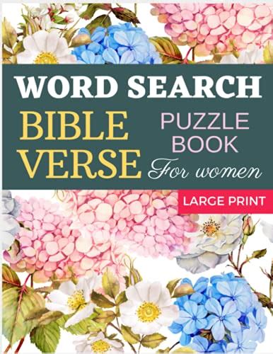 Bible Verse Word Search For Women Bible Themed Word Search Book Packed With Fun And Relaxing