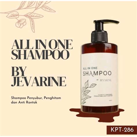 Jual Jevarine Shampoo All In One Anti Rontok Penyubur Penghitam