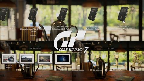 Gran Turismo Gt Caf All Complete Set Menu Books My Collection