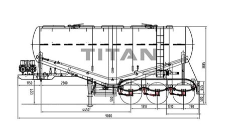 25 30 35 40 50 60 Ton Cbm Dry Bulk Cement Tanker Trailer For Sale Price