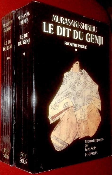 Le Dit du Genji Vol 1 et 2 Première partie Magnificence par MURASAKI