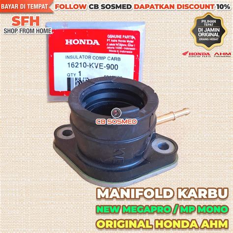 Jual Intake Manifold New Megapro Manipol Mp Mono Insulator