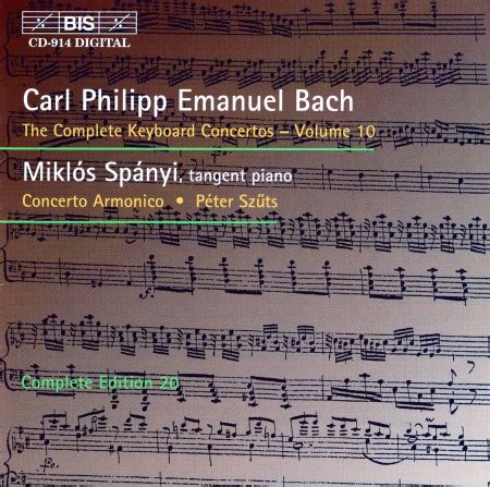 Mikl S Sp Nyi Concerto Armonico P Ter Sz Ts C P E Bach Keyboard