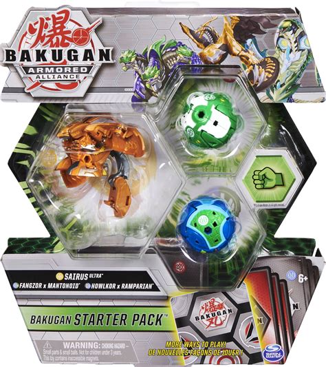 Buy Bakugan Starter Pack 3 Pack Sairus Ultra Armored Alliance