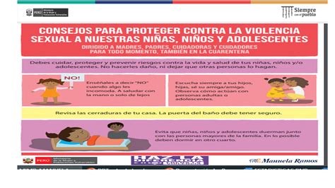 Consejos Para Proteger Contra La Violencia Sexual A Nuestras Ni As