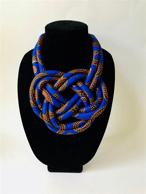 Ankara Neckpiece African Neck Rope Tribal Fashion African Etsy