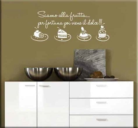 Adesivi Da Parete Frase Cucina Dolci Wall Stickers Moderni