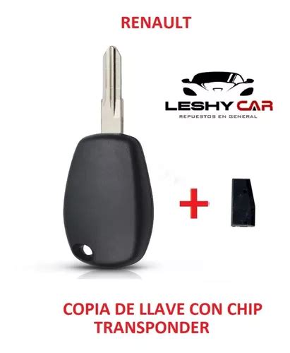 Copia De Llave Renault Logan Sandero Stepway Duster Clio Cuotas Sin