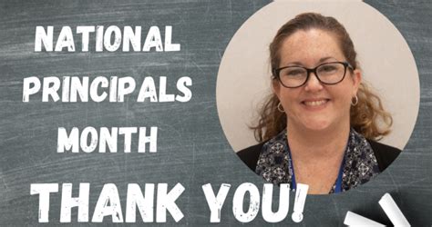 October Is National Principals Month Wynantskill Union Free School