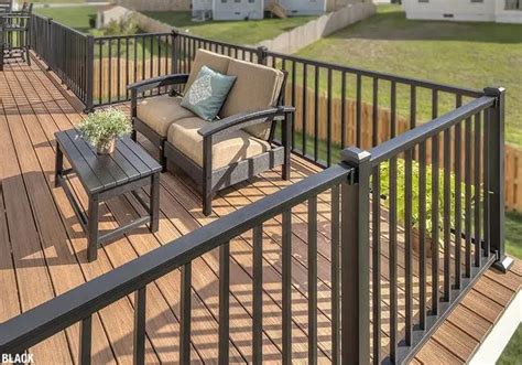 Trex Signature Metal Garden Railings 2 Colours Awbs