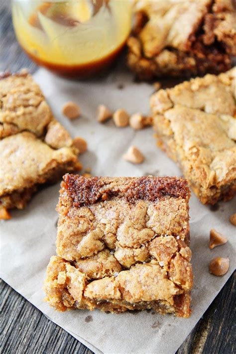 Salted Caramel Butterscotch Blondies