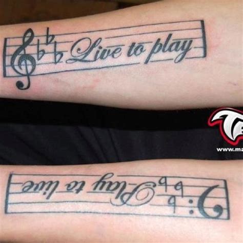 "#live to #play, #play to #live" #music #tattoo #inked | Music tattoos ...