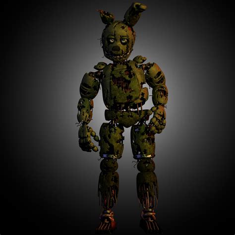 C4d R19 Springtrap Extras Pose Accurate By Danocerda On Deviantart