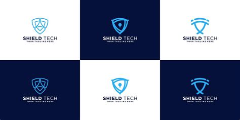 Security Shield Design Logo Collection 10262299 Vector Art At Vecteezy