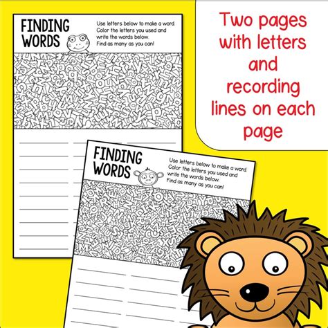 Word Building Activity Worksheets Making Words And Spelling Activities