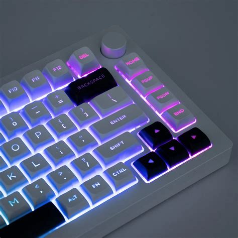 Bow Wob Double Shot Pbt Keycaps Keys Xvx Profile Custom Shine