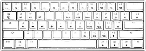 TECLADO PARA COLOREAR Imprime Y Pinta Teclados Chulos