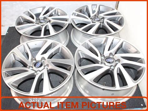 Jdm Subaru 18 Inch Rims 18x75 5x1143 Offset 55 Mag Wheels Ebay