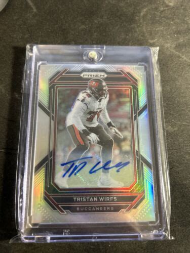 Panini Prizm Tristan Wirfs Silver Auto Tampa Bay Buccaneers