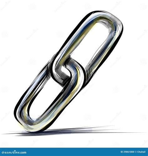 Strong Link Chain Concept Vector Illustration Stock Vector Image