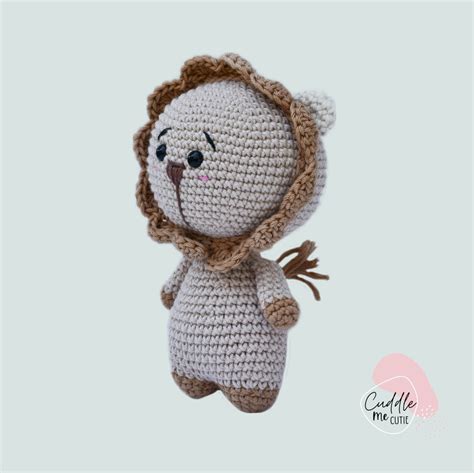 Mini Crochet Lion – Cuddle me Cutie