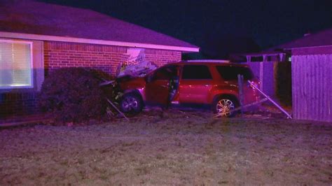 1 Hospitalized After Car Crashes Into Home In Nw Oklahoma City